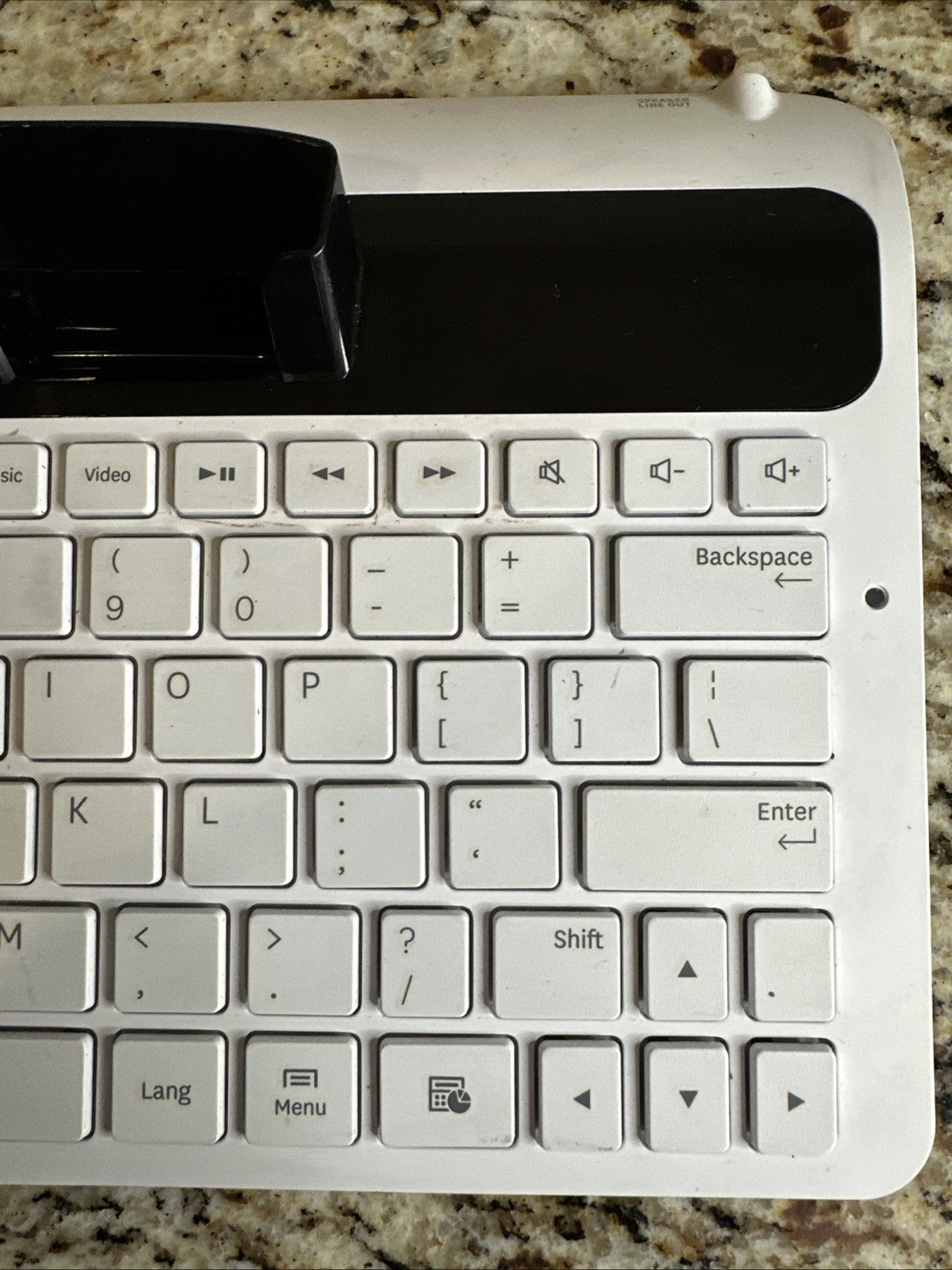 Samsung Galaxy Tablet Keyboard Dock (Model: ECR-K10AWE)