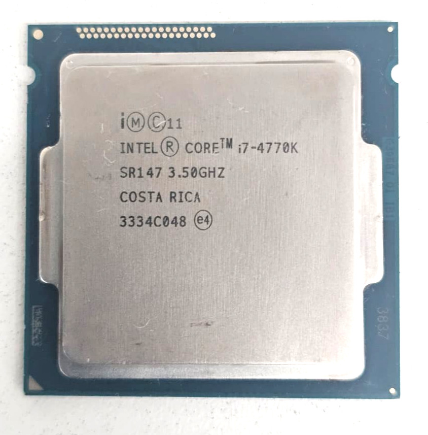 Intel Core i7-4770K Processor SR147 3.50GHZ COSTA RICA 3334C048 Tested.