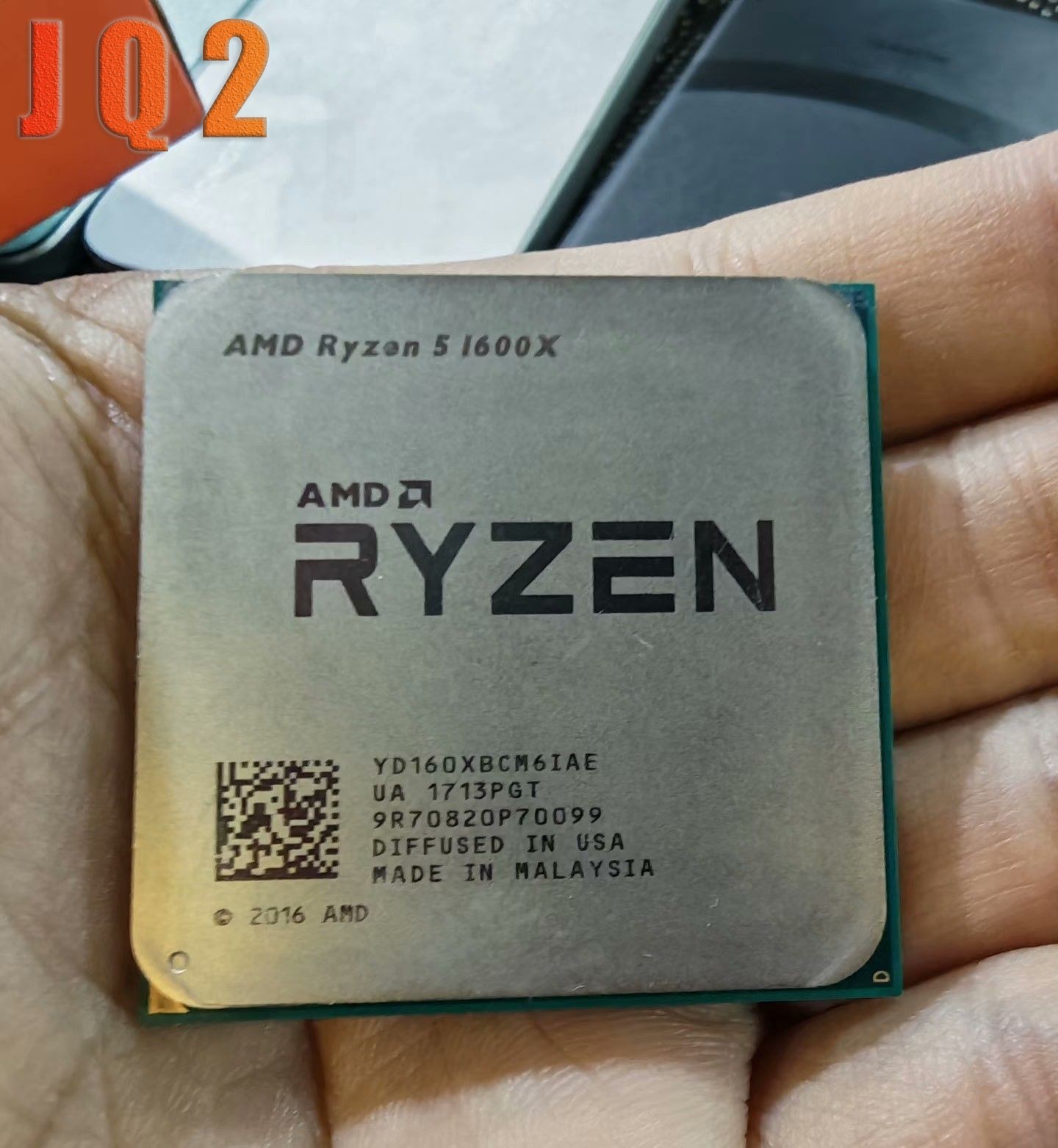 AMD Ryzen 5 1600X AM4 Desktop CPU Processor R5 1600X 3.6GHz 6Core 12T 95W 16MB