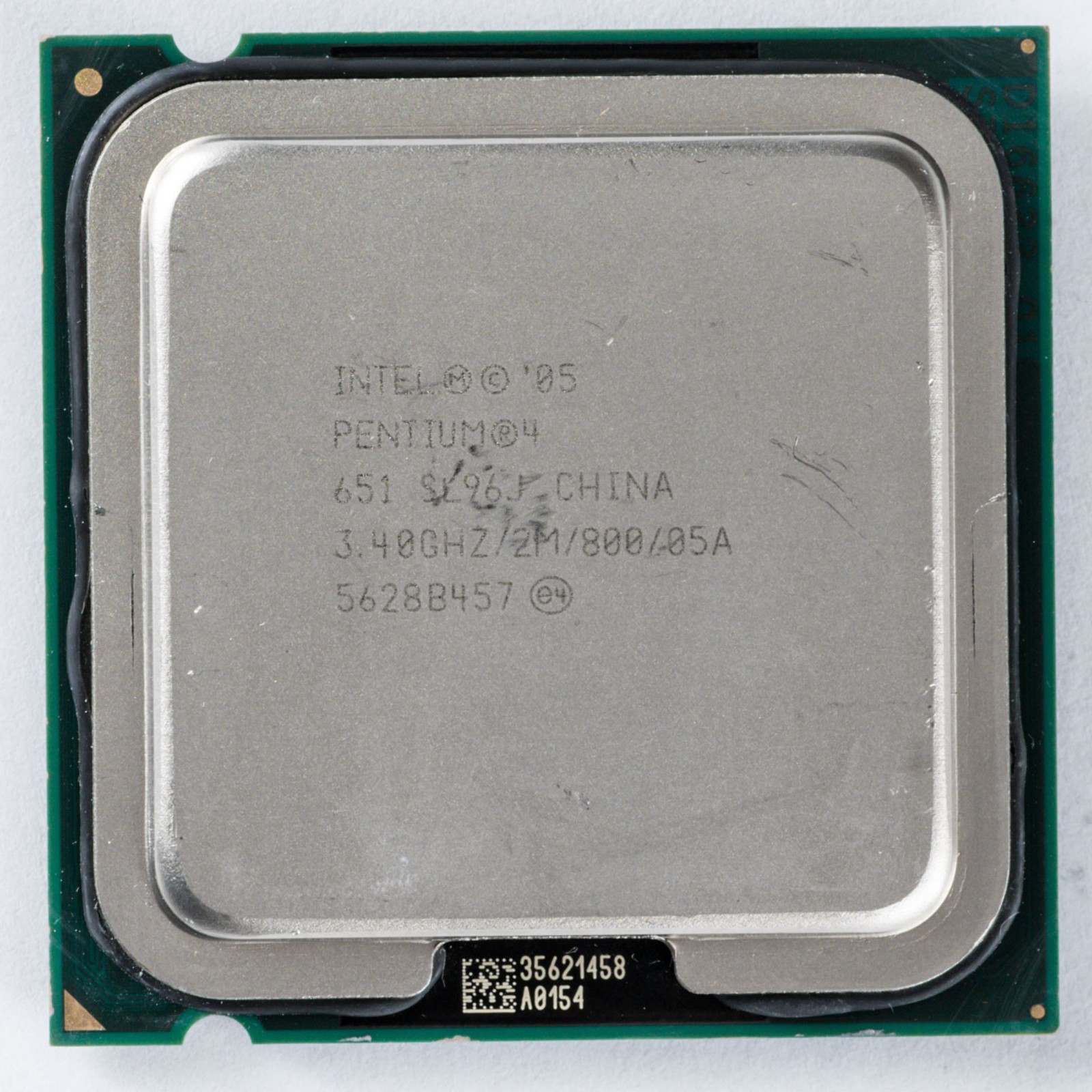 Intel Pentium 4 651 SL96J LGA775 C1 Cedar Mill 95W Processor 3.4GHz