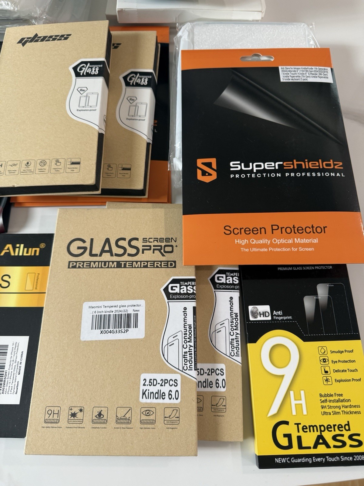 Large Lot IPad, kindle, Iphone: Case, Cover, Screen Protector ✅Brand New