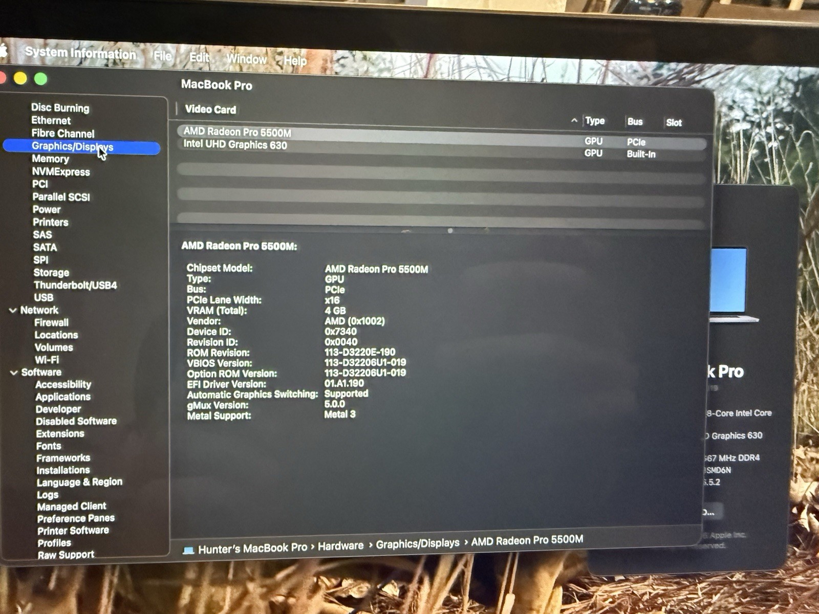 Apple MacBook Pro 16 in 2019 Space Gray/Intel Core I9 2.30 GHz, 1 TB 16 GB Intel