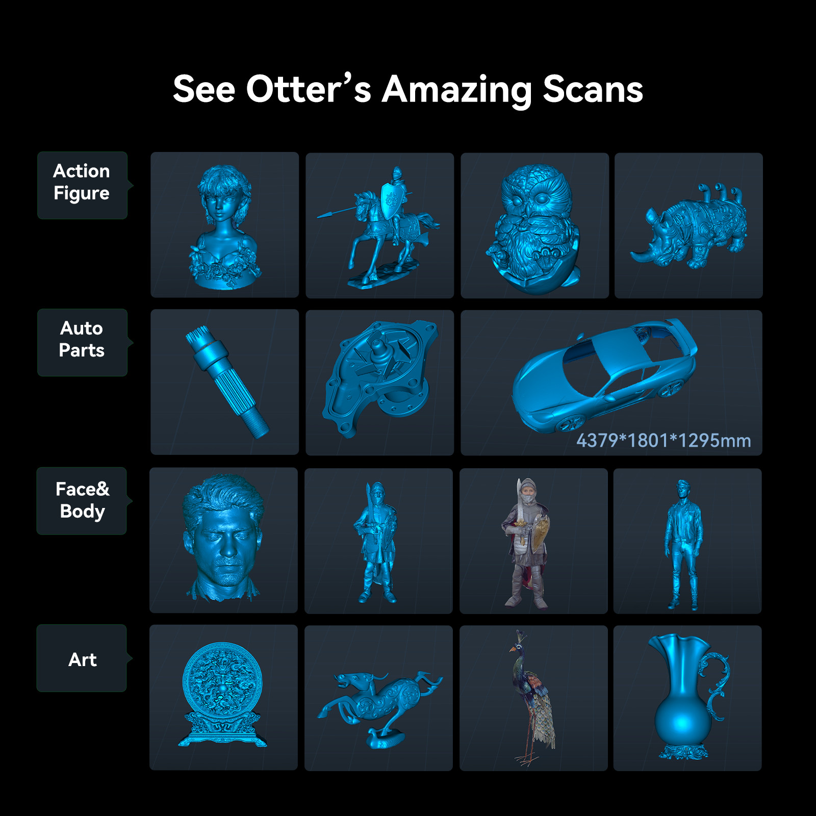 Creality Otter Handheld 3D Scanner With Scan Bridge