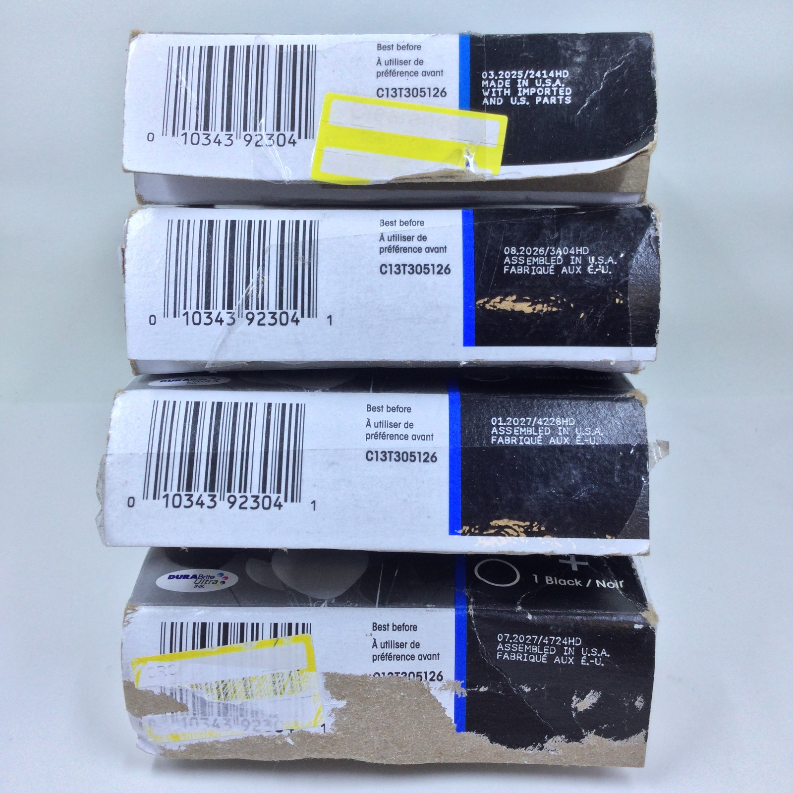 LOT OF 4 Epson 288 2pk Ink Cartridges – Black (T288120-D2) OPEN BOX