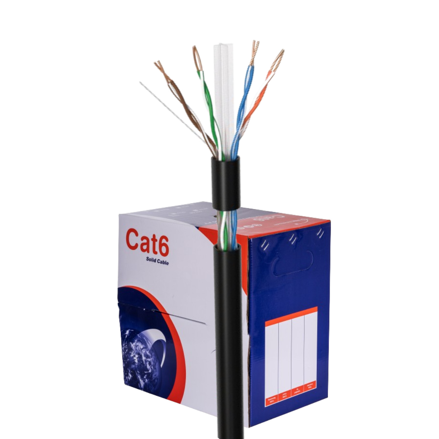 CAT5E CAT6 Cable 500FT 1000FT UTP Solid Network Ethernet CAT5 Bulk Wire RJ45 Lan