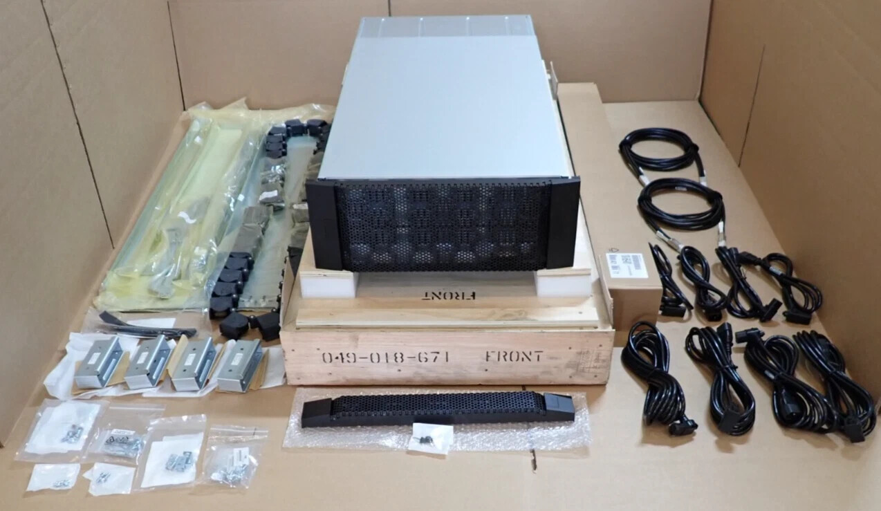 New Dell EMC DS60 Expansion Shelf 60x 3.5″ Bay 45x 4TB SAS 12G HDD C-DS60-DAE