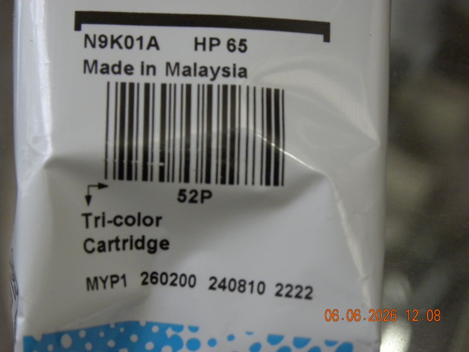 Genuine Genuine HP #65 Color Ink DeskJet