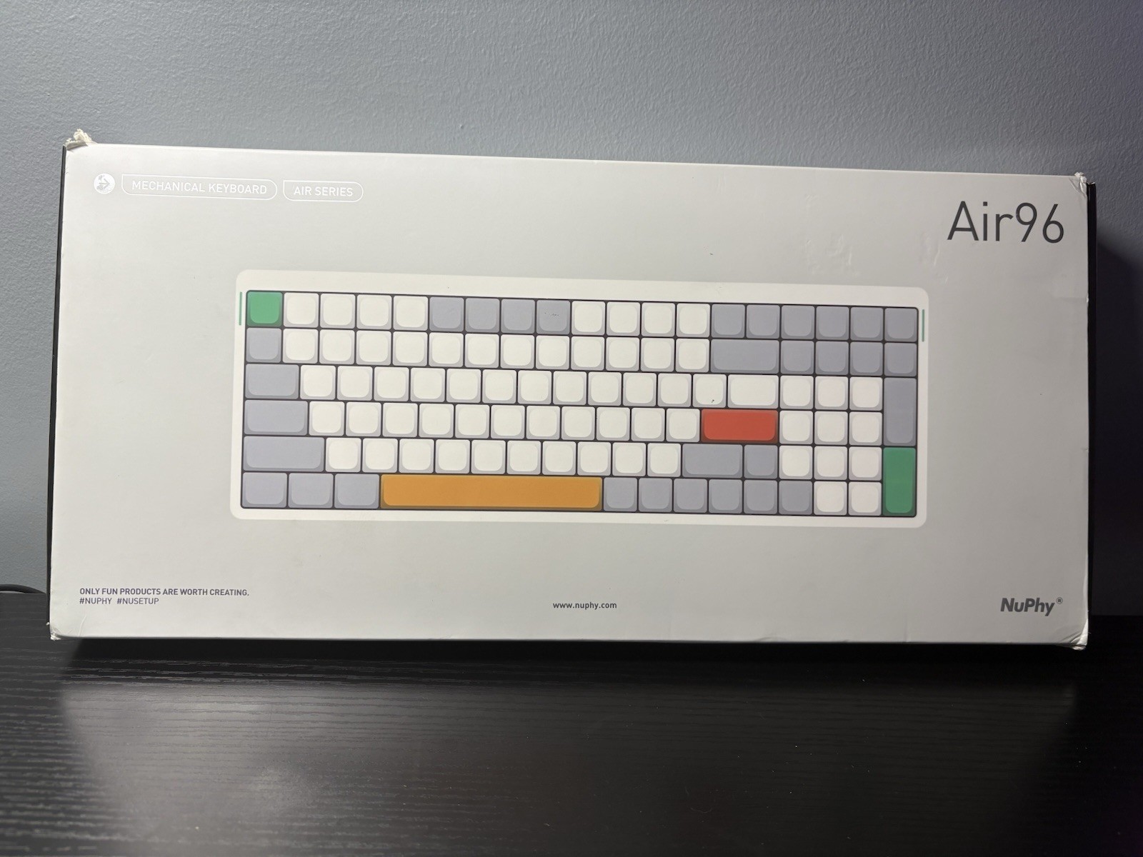 Nuphy Air96 V2 Multicolor Wireless/Wired Gaming Low Profile Keyboard Cowberry