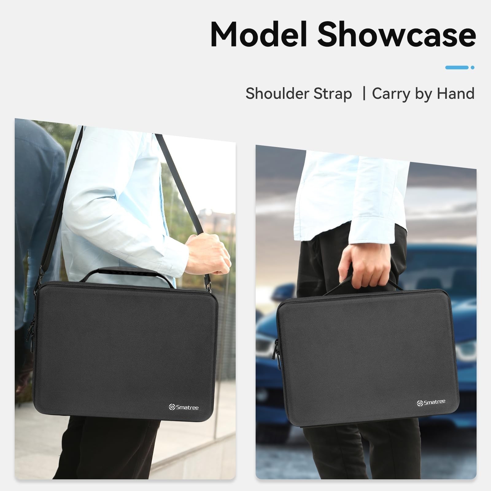 Hard Laptop Shoulder Case for 13-14.5″ Laptops, Fits Dell XPS, Latitude, Precisi