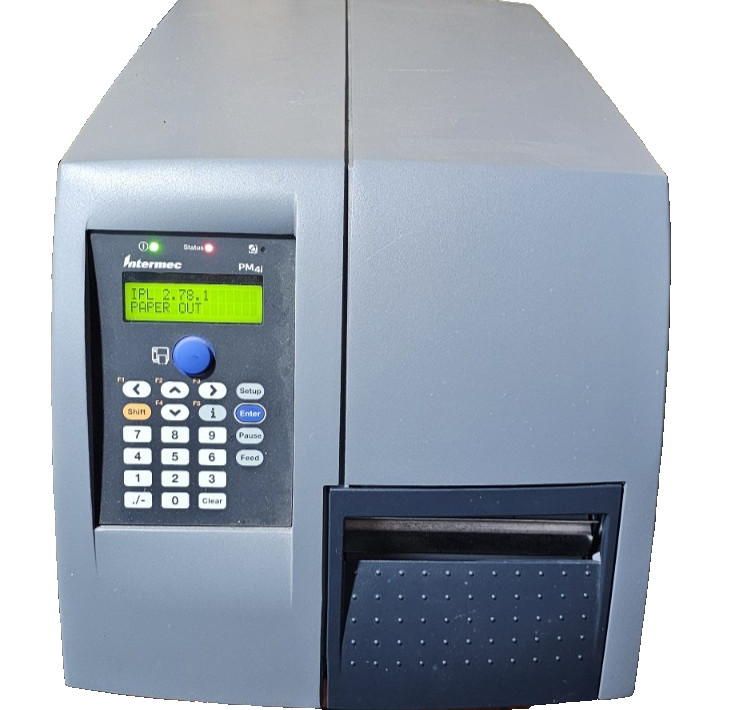 Intermec EasyCoder PM4i Thermal Transfer Label Barcode Printer LAN USB Serial