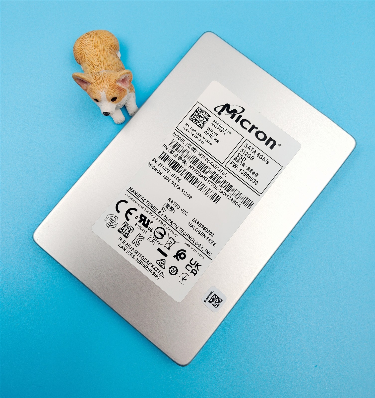 Dell 512GB SATA 6Gb/s 2.5″ Enterprise SSD Solid State Drive 8RCKR 08RCKR