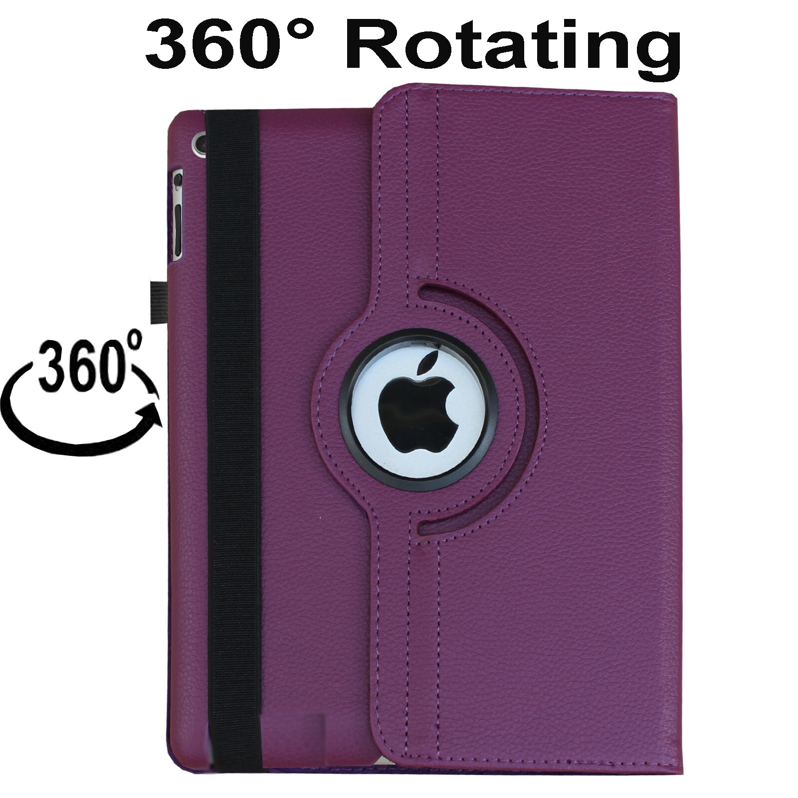 For iPad 10th 9th 8th 7th Pro 6th 5th Generation Rotating Smart Case Cover Stand