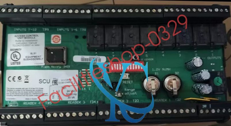 SCU1284 Controller (12 inputs, 8 outputs, 4 gates, 4 card readers) Version 3.26