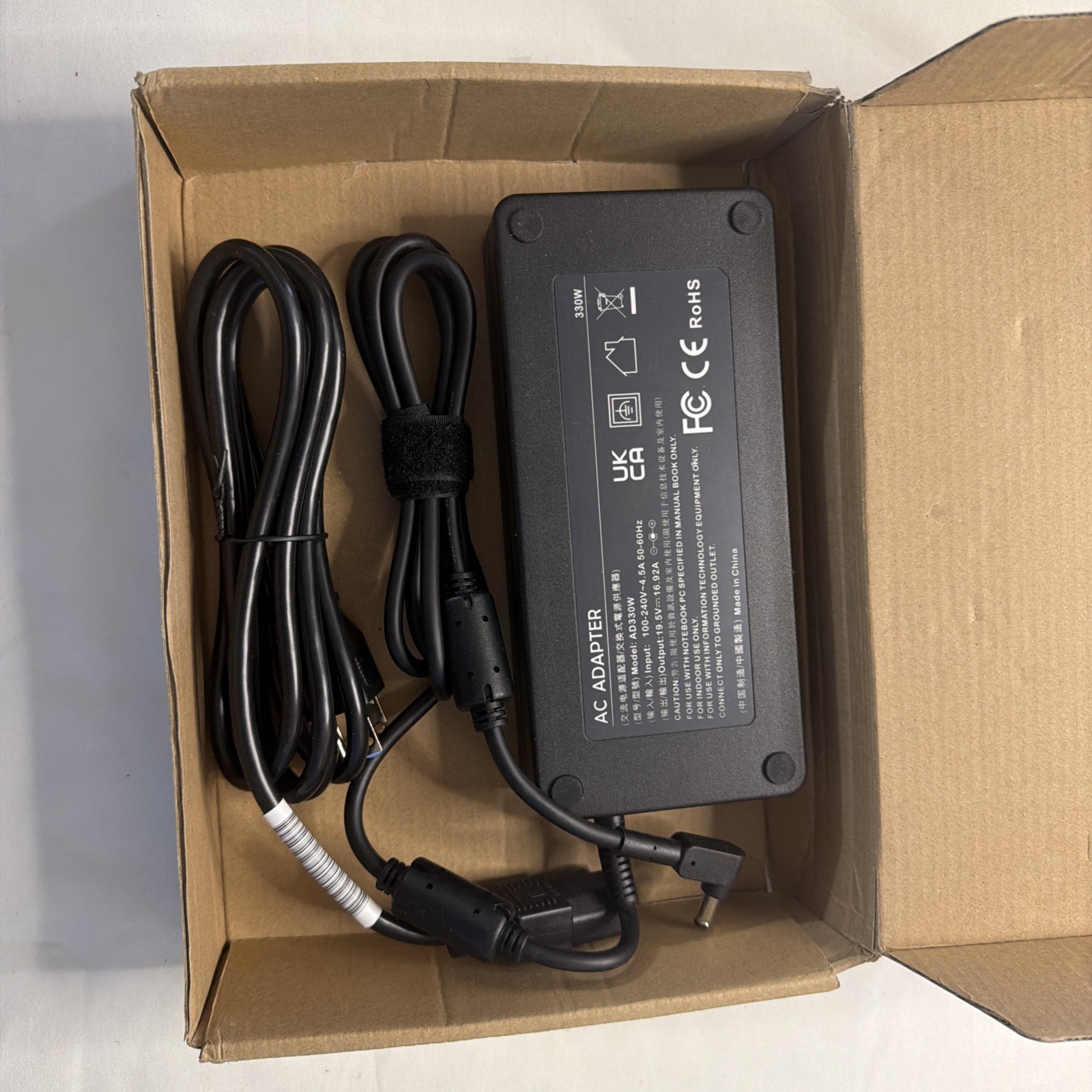 330W AC Adapter 19.5V 16.92A Replacement for Acer Predator Helios 300 Laptop