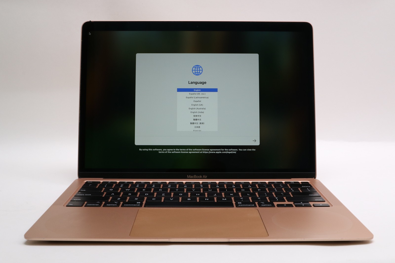 13″ 2020, MacBook Air, MWTJ2LL/A, i3-1000NG4, 8GB, 256GB SSD