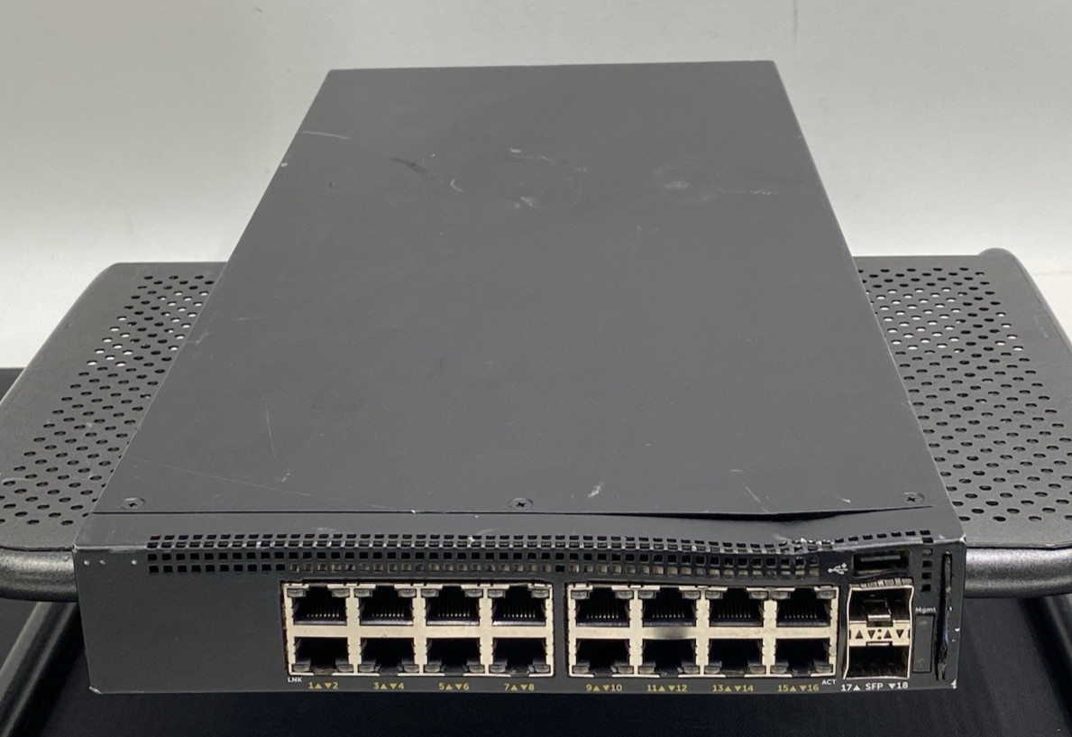 Dell X1026P E11W | 16 Port Gigabit PoE 2x SFP Smart Managed Switch
