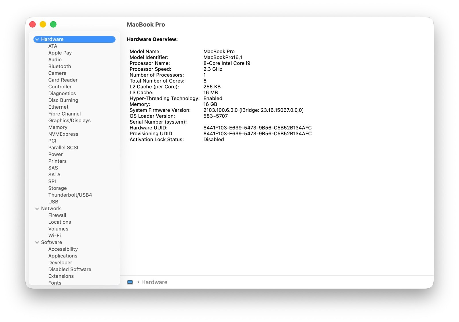 MacBook Pro (16-inch, 2019)‎ – Space Gray
