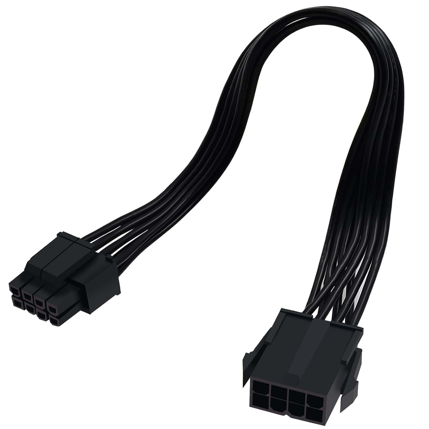 2-Pack CPU 8 Pin Extension Cable, Motherboard ATX CPU 8 Pin 4+4 Male to Femal…