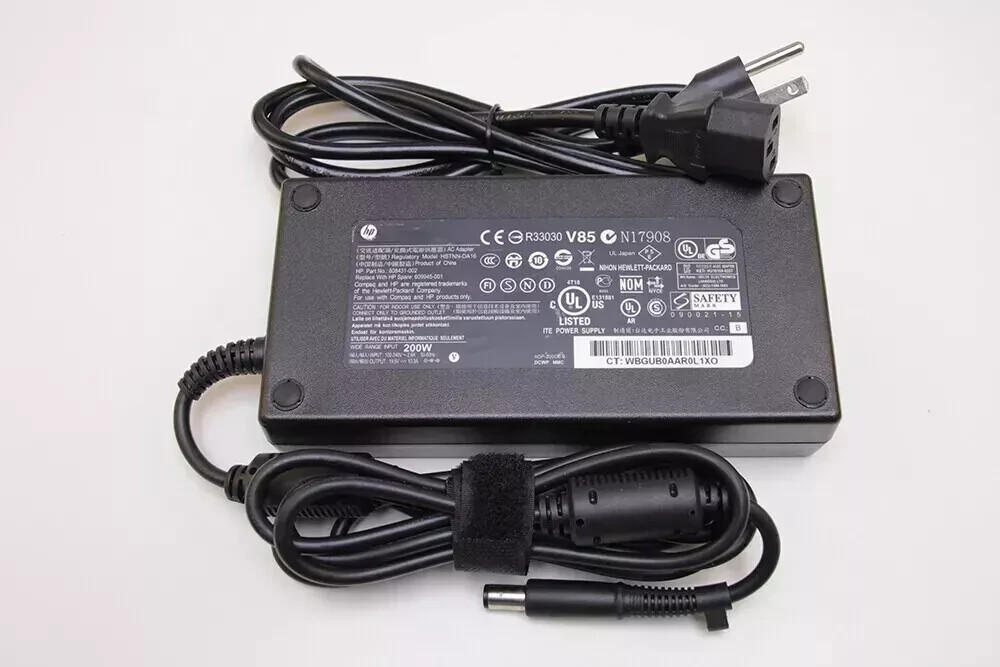 HP 200W 19.5V 7.4mm AC Adapter Charger FOR Elitebook Touchsmart Zbook Series