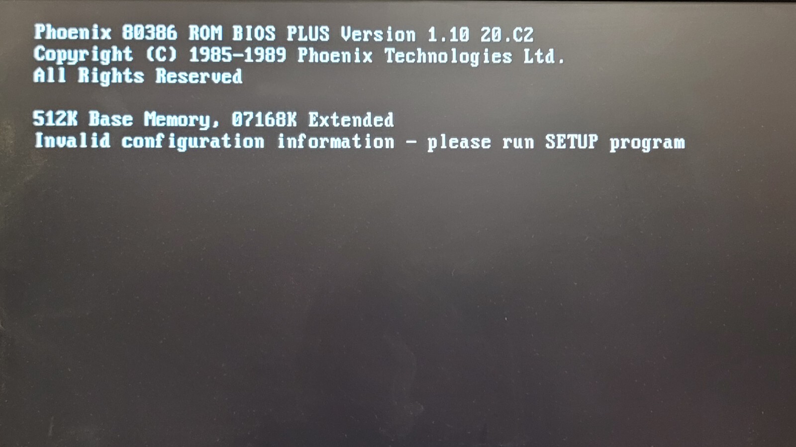 Rare Intel Data General 302 PC Personal Computer Vintage 80386DX 8MB for parts