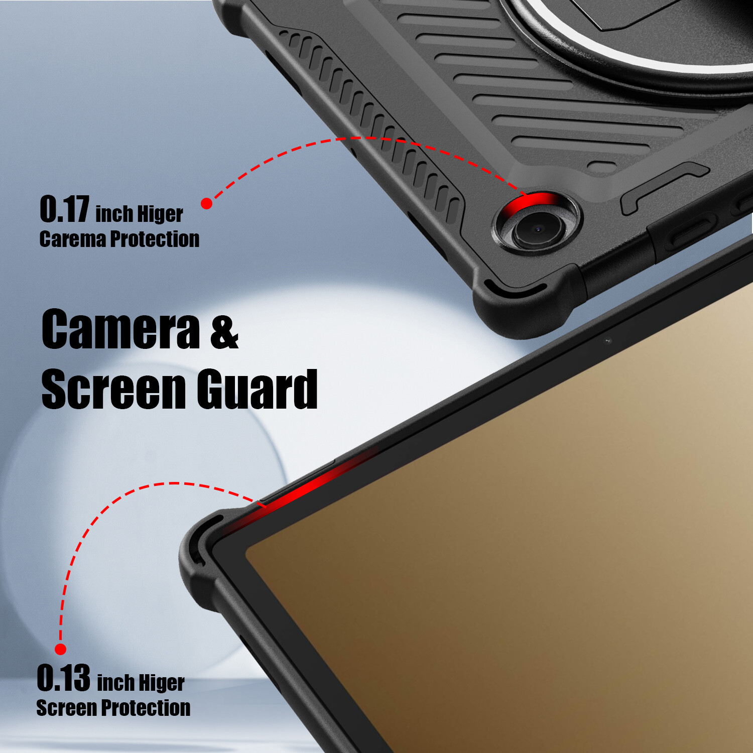 Shockproof Case for Samsung Galaxy Tab A9+ 11″ (2023) Rugged Kickstand Cover USA
