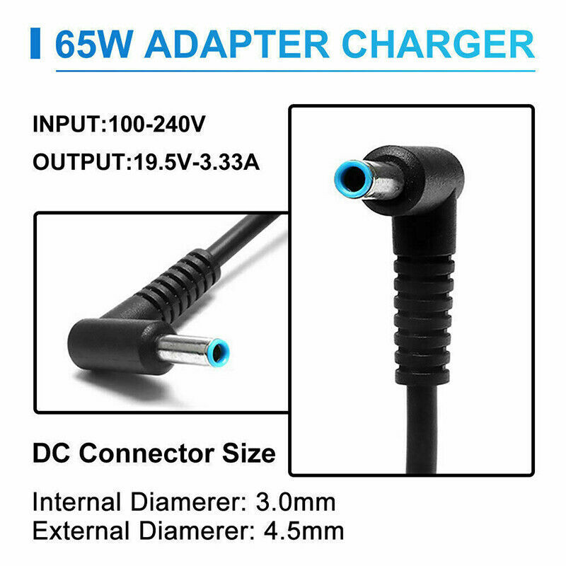 45/65W/90W AC Adapter Charger for HP Pavilion Envy 741727-001 HSTNN-CA15 Laptop