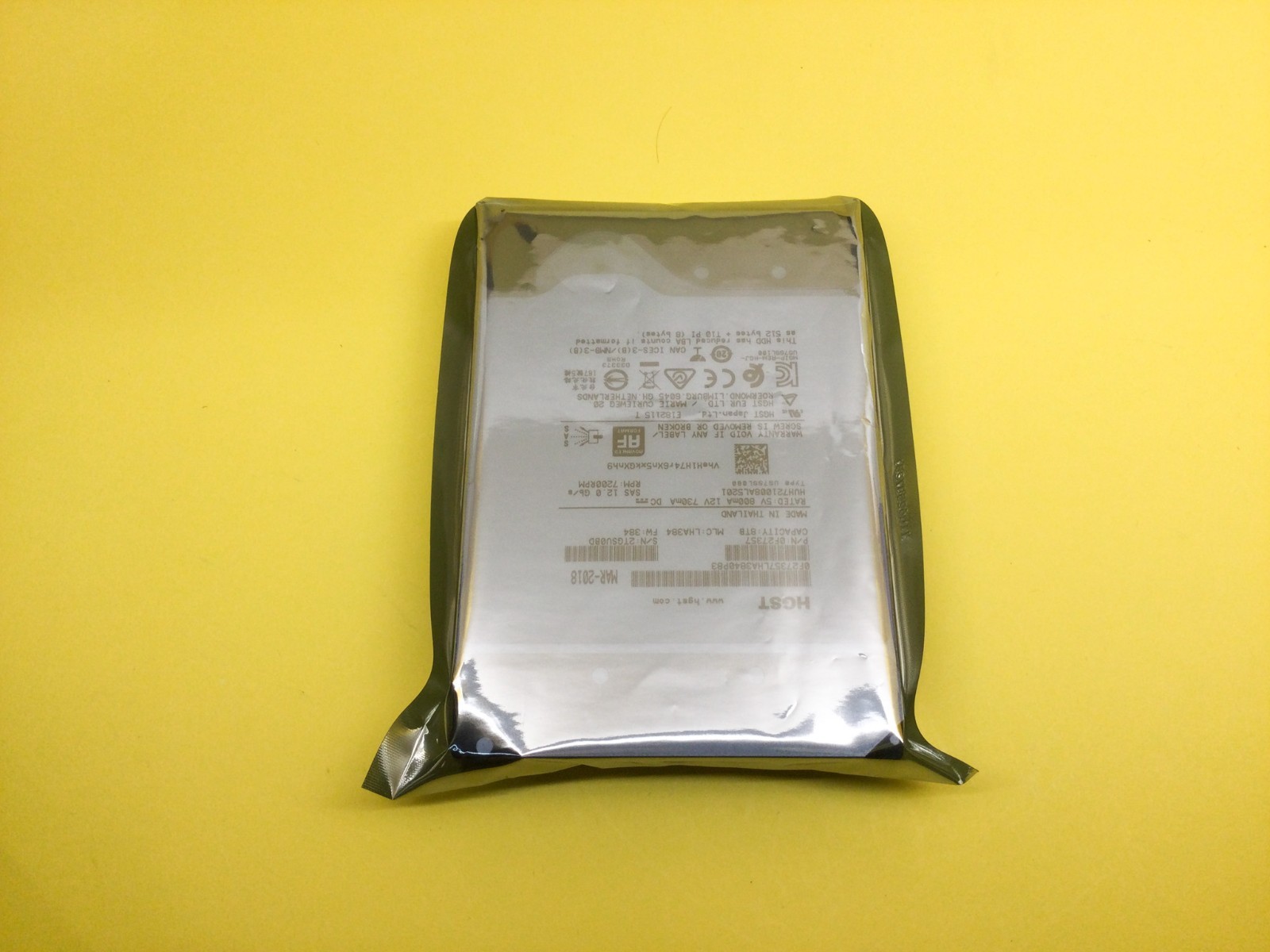 HGST 8TB 7.2K SAS 12Gb/s 3.5in HDD HUH721008AL5201