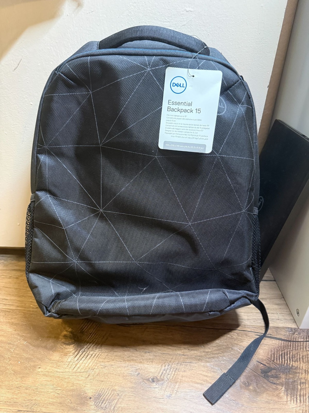 NWT Dell Essential Backpack 15 Black Fits Laptop Up To 15″ ES1520P