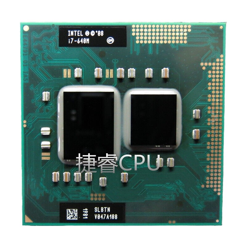 Intel Core i7-640M 2.66 GHz 4M Dual Core Processor Laptop CPU G1 SLBTN Socket G1