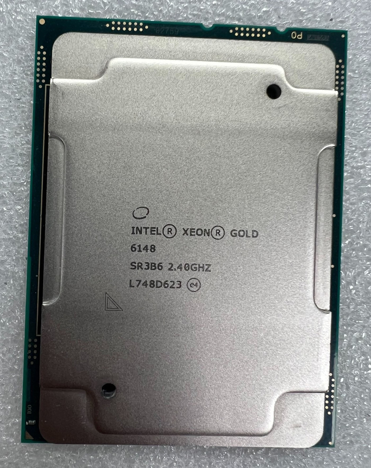 Intel Xeon Gold 6148 SR3B6 2.4GHz 20-Cores 40Threads 150W LGA3647 CPU processor