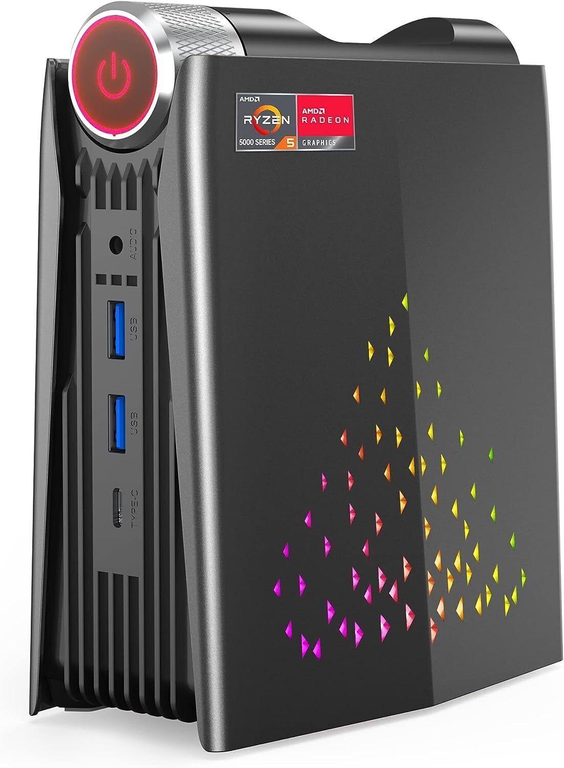 ACEMAGIC AMR5 (512GB SSD, AMD Ryzen 7, 4.40 GHz, 16GB) Gaming Mini PC -…