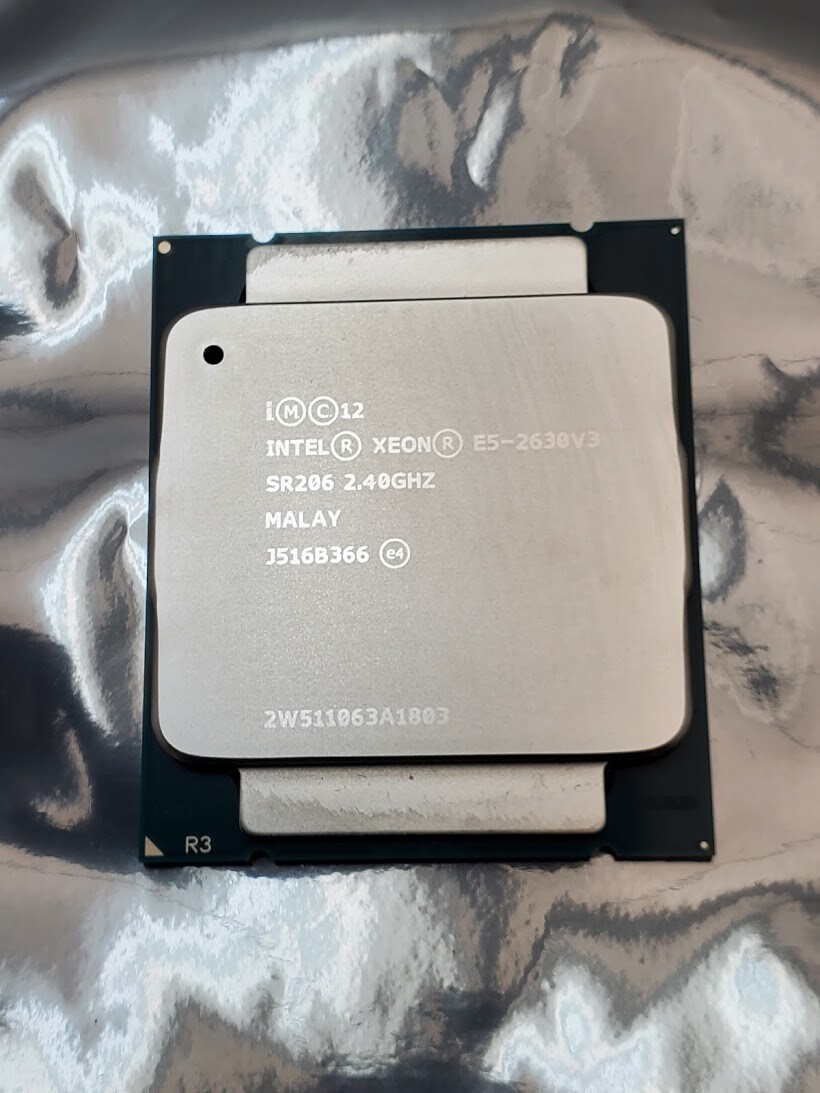 Intel Xeon E5-2630V3 SR206 2.40GHz 20MB 8-Core CPU LGA 2011 Working Pull