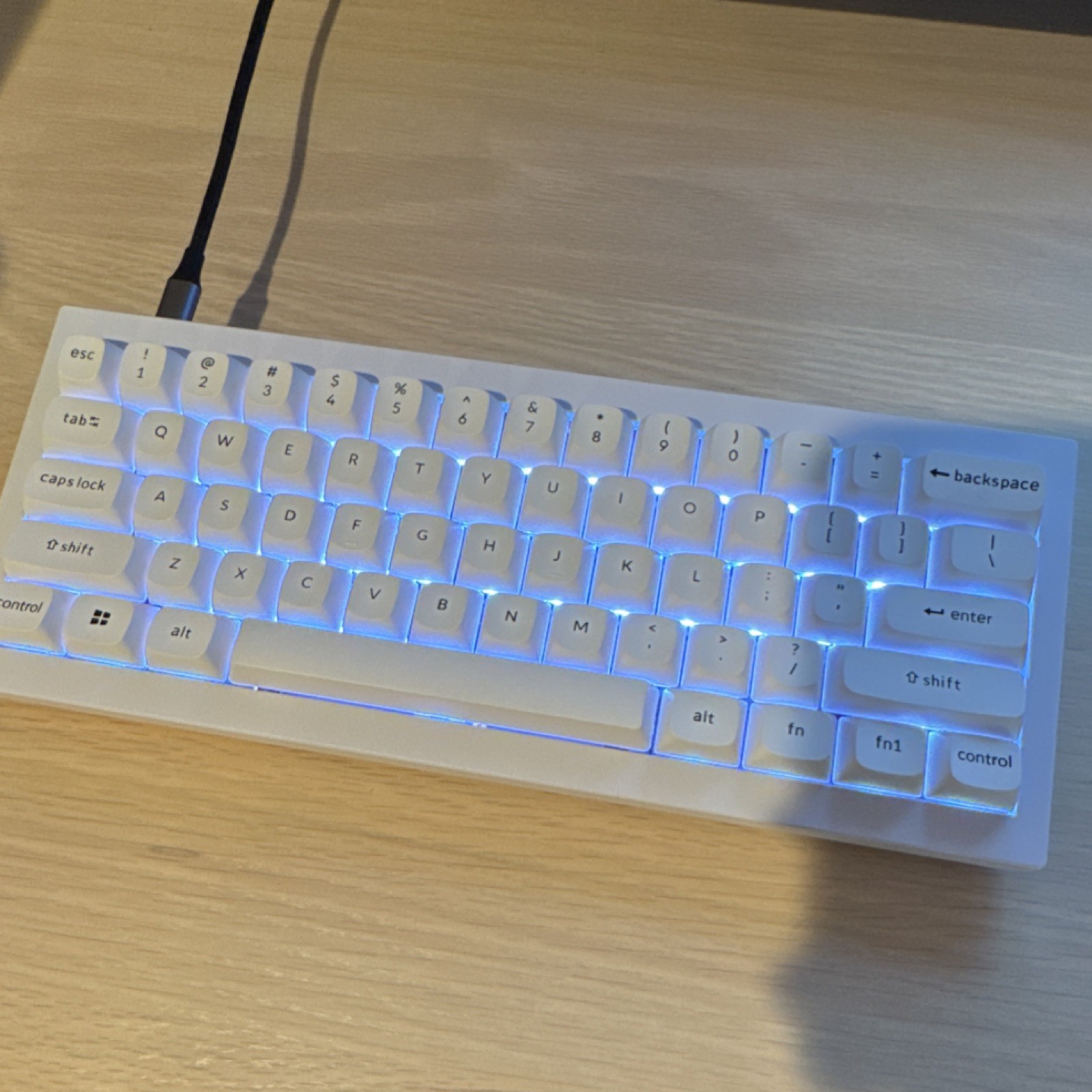 Keychron Q4 modded keyboard