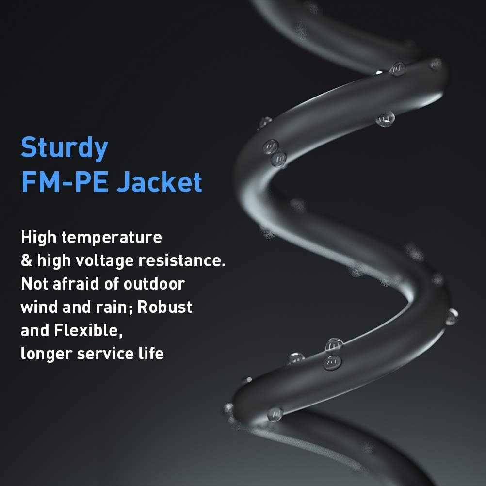 Heavy-Duty Cat 8 Ethernet Cable 1.5Ft – Shielded, Weather-Resistant Connectivity