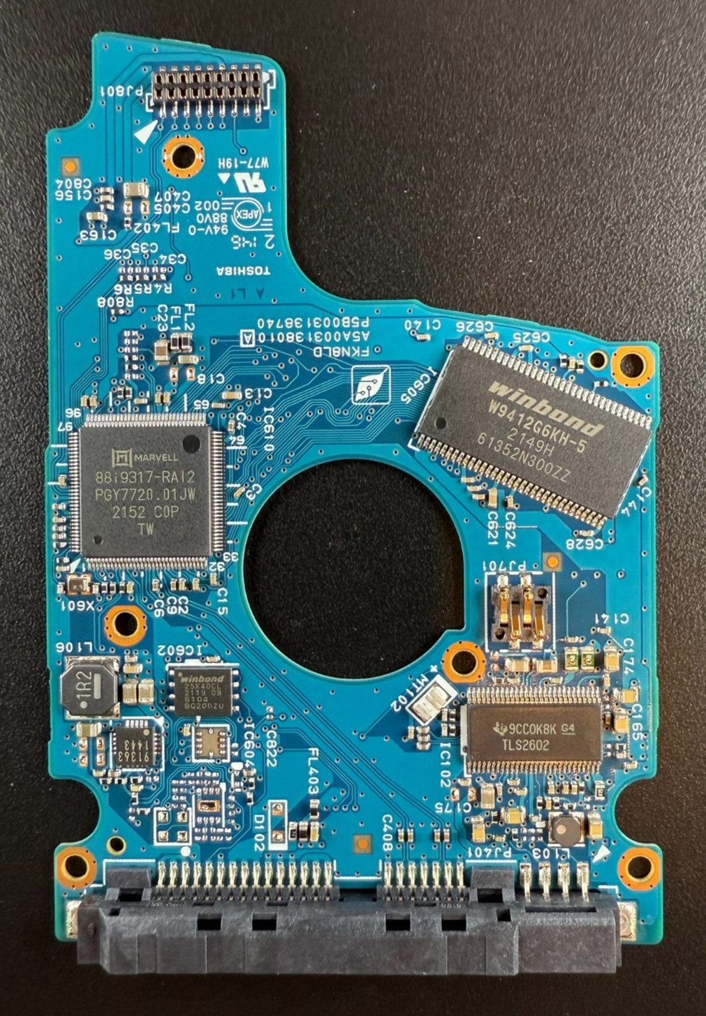 PCB – Toshiba MQ01ABD100V SATA 1TB 2.5 Laptop Hard Drive Board