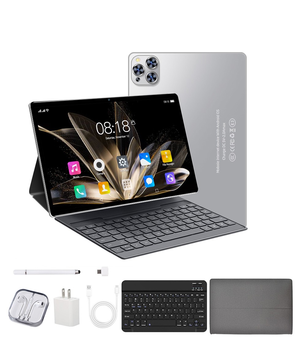 10 Inch Tablet PC 8GB RAM 256GB ROM 8000mAh Support SIM Card Portable Laptop Pad