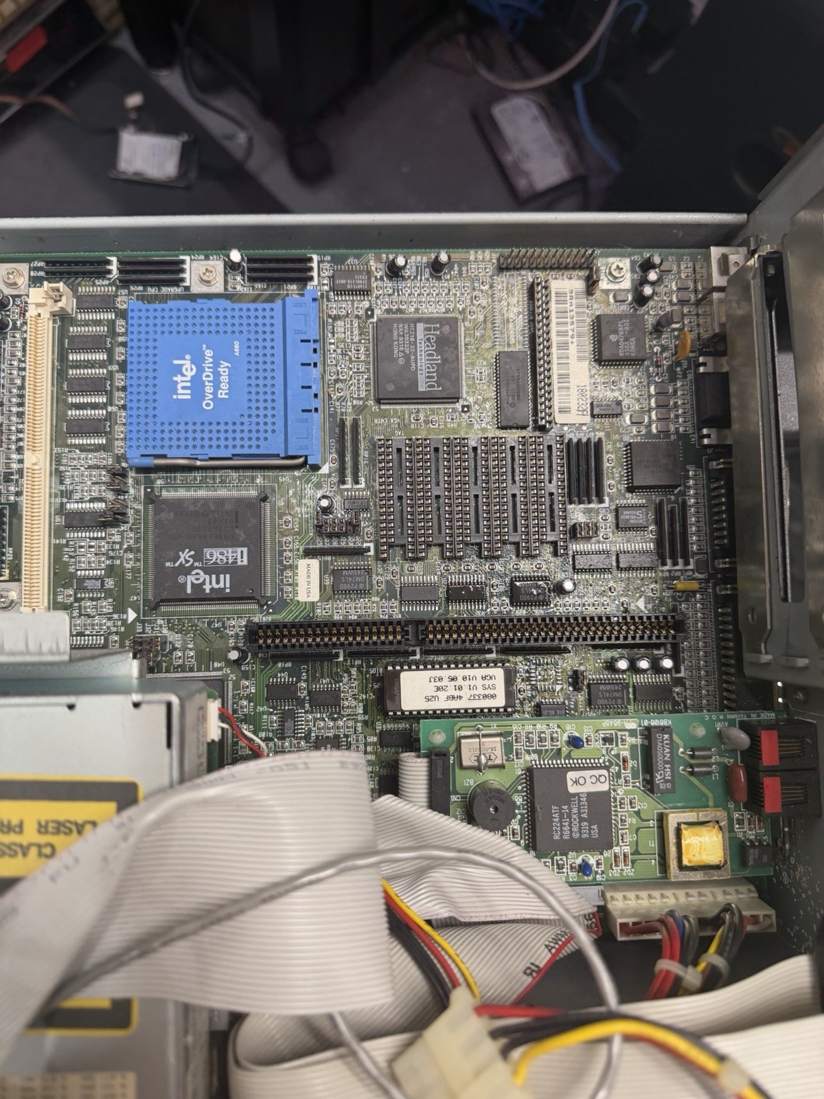 Packard Bell PB411A 486SX Multimedia PC OverDrive Aztech Tested Drives No POST