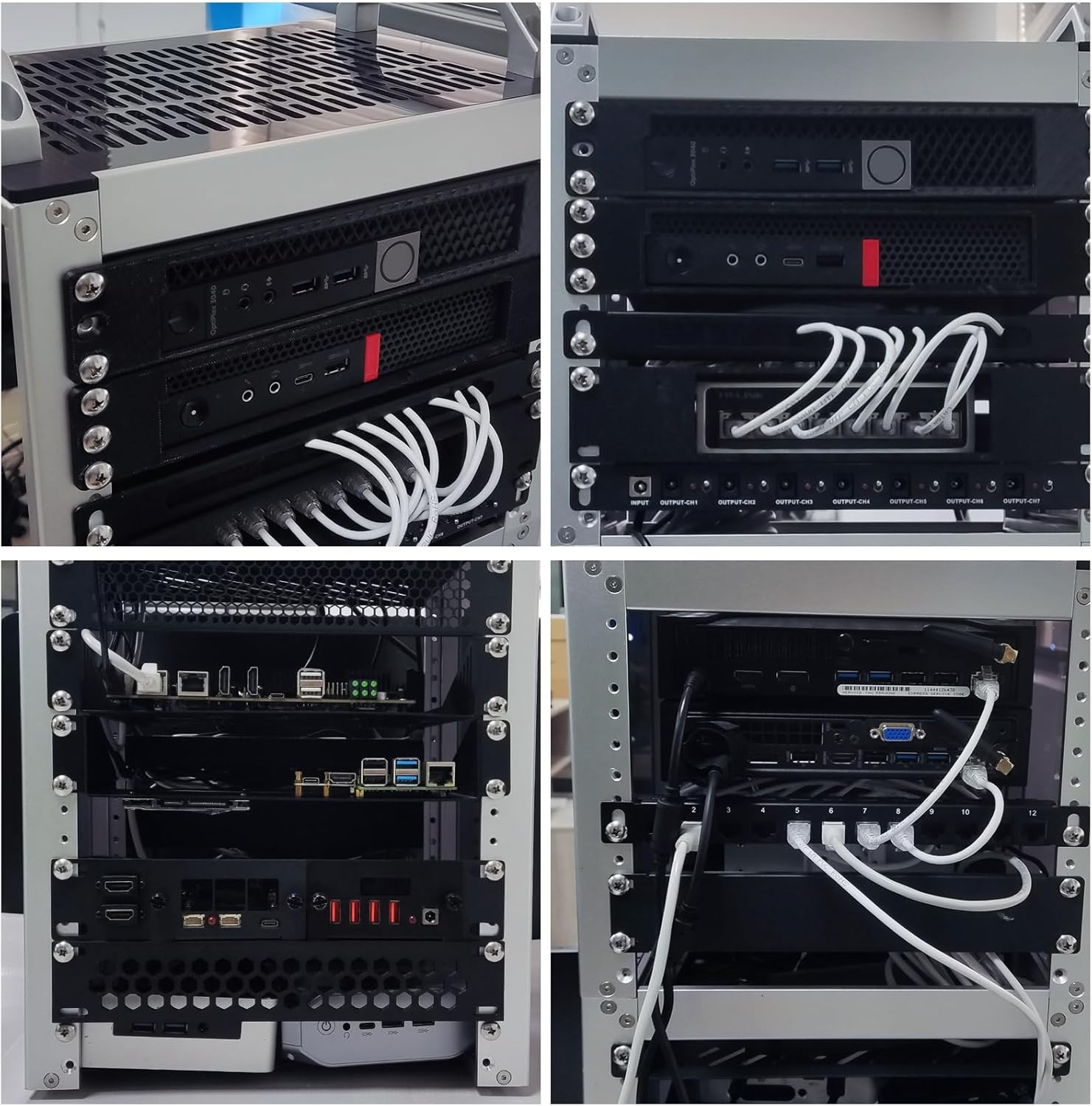 Compact 12U Server Cabinet Rack for Network, Audio & Video Equipment
