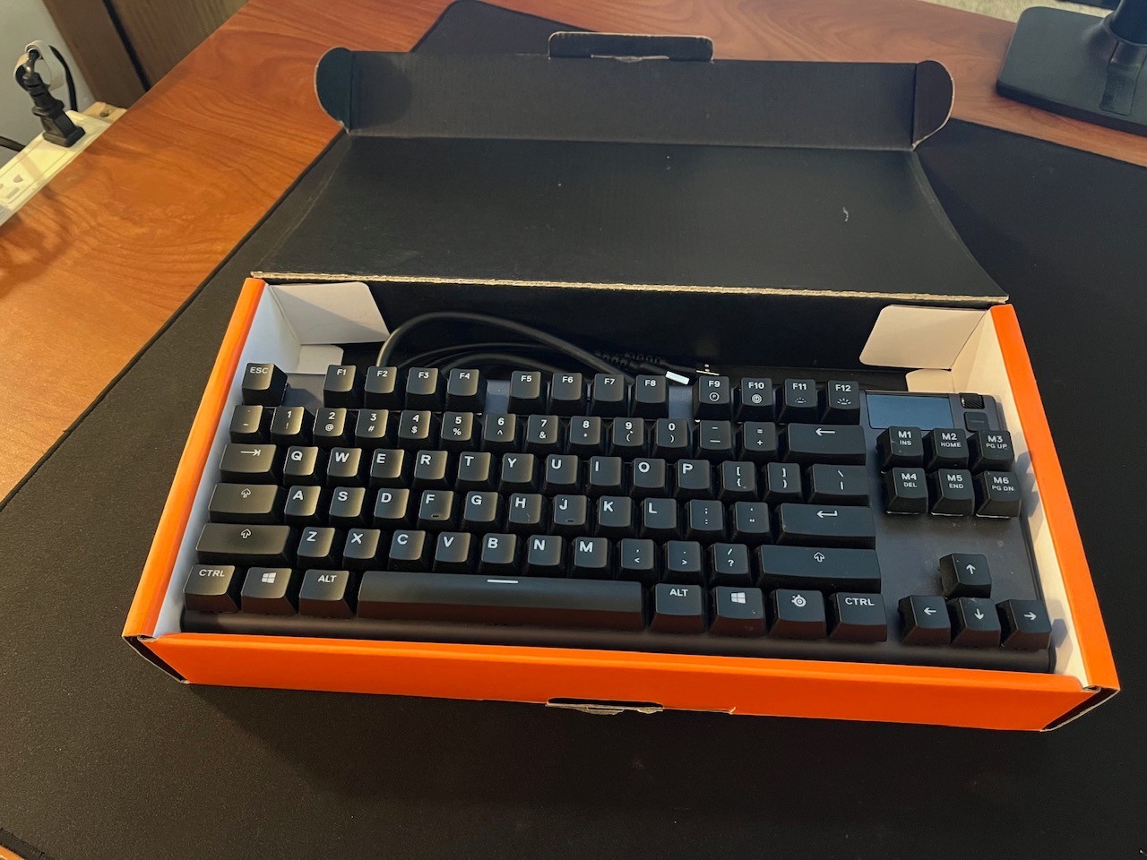 SteelSeries Apex 7 TKL Gaming Keyboard – Red Linear Switches – Black – Wired
