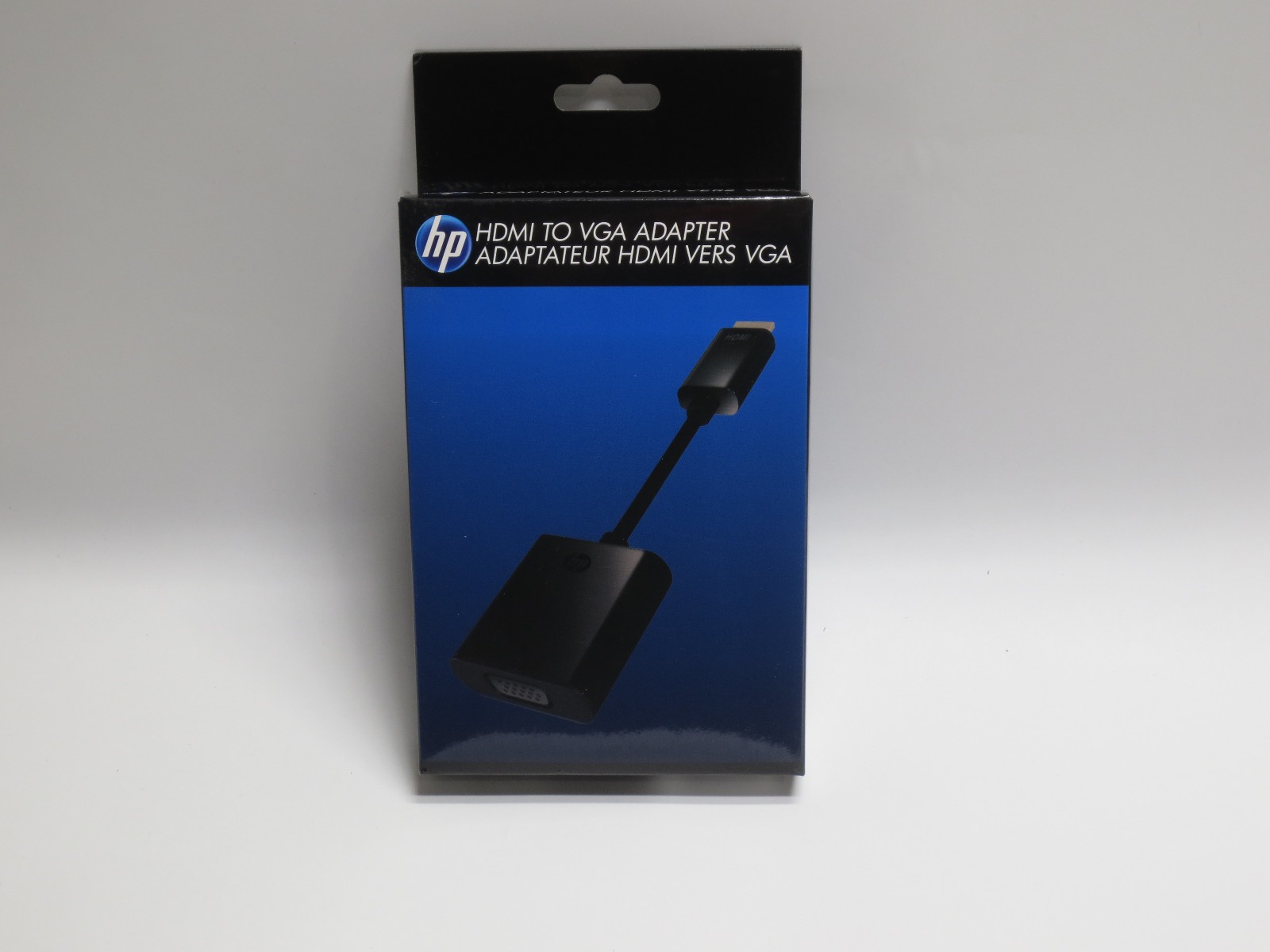 Original HP HDMI to VGA Adapter (H4F02AA#ABA) – Brand New Factory Sealed