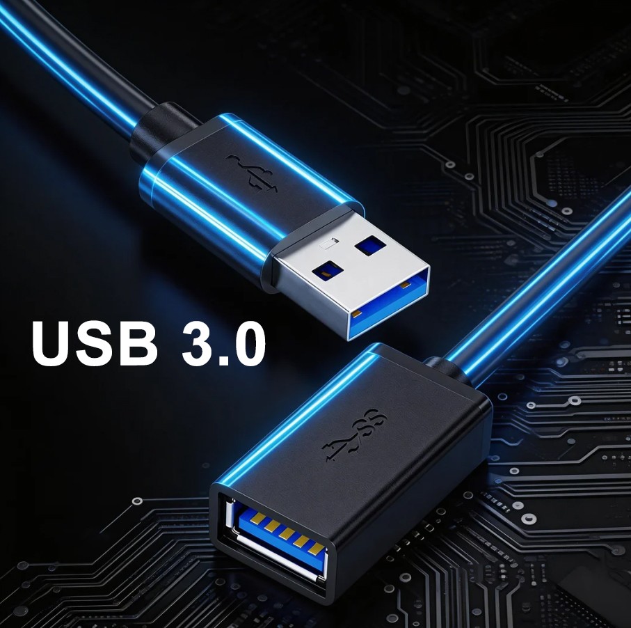 USB3.0 Extension Cable High Speed Extender Cord Adapter TypeA Male to Female US