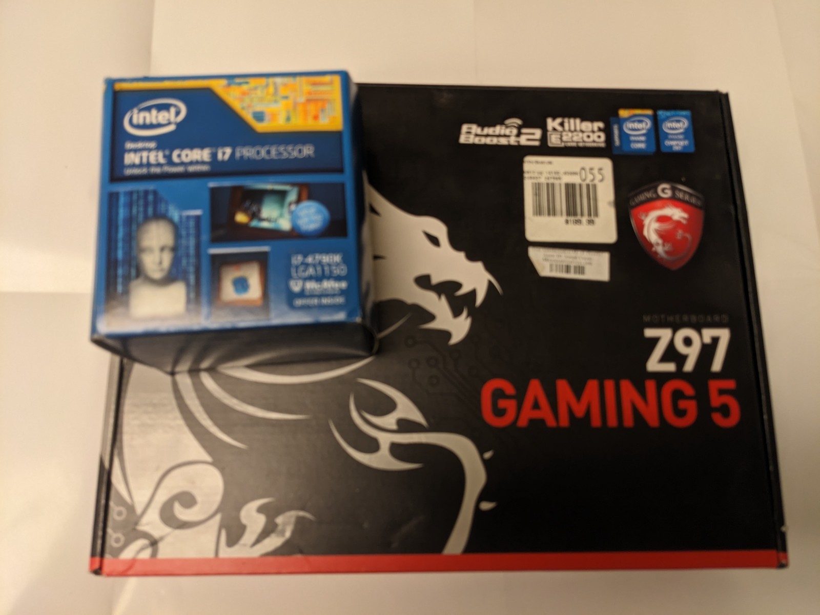 MSI Z97 GAMING 5 Motherboard +Intel Core i7-4790K CPU LGA1150 DDR3 32GB