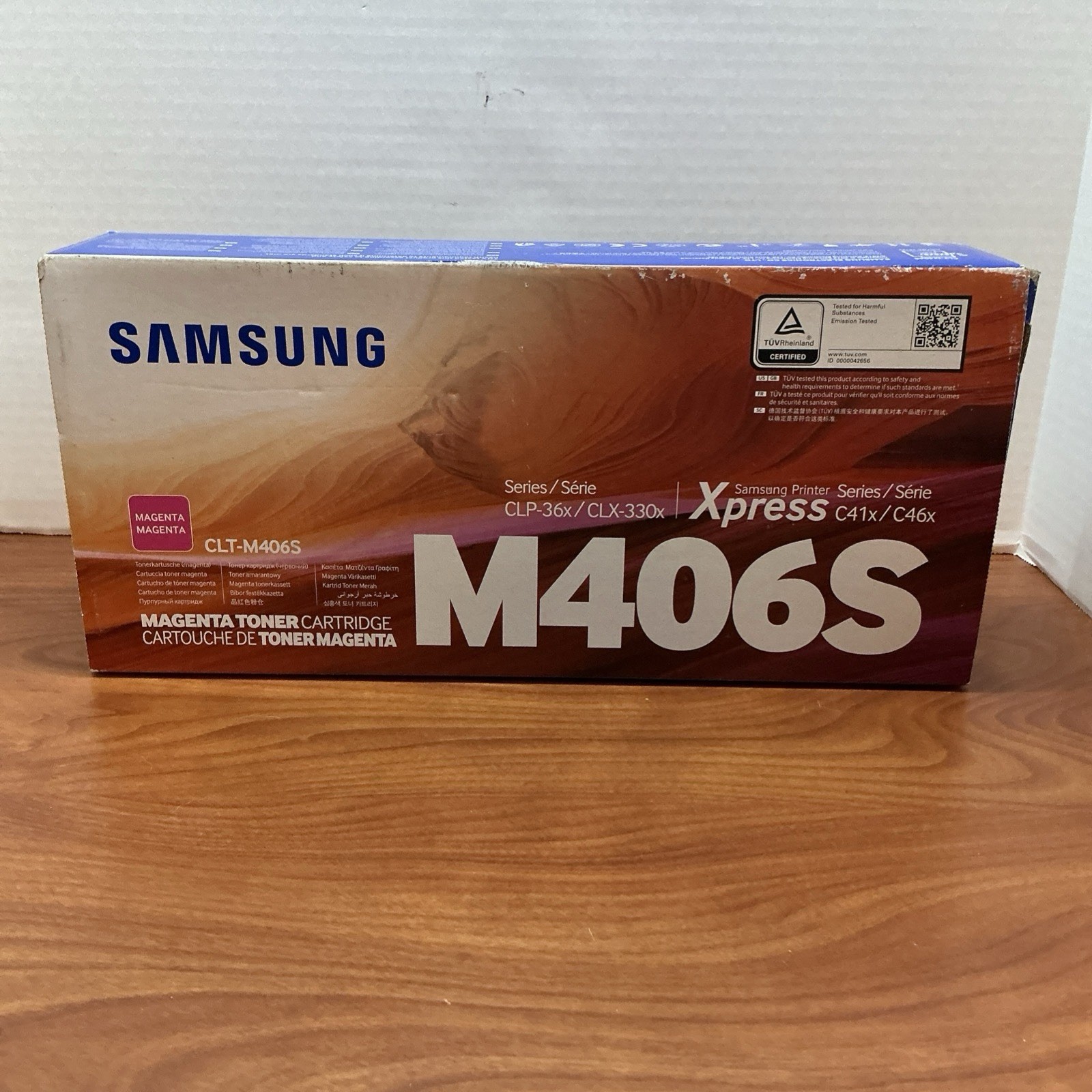 Genuine Samsung CLT-M406S / CLTM406S Magenta Toner Cartridge CLP-36x/CLX-330x
