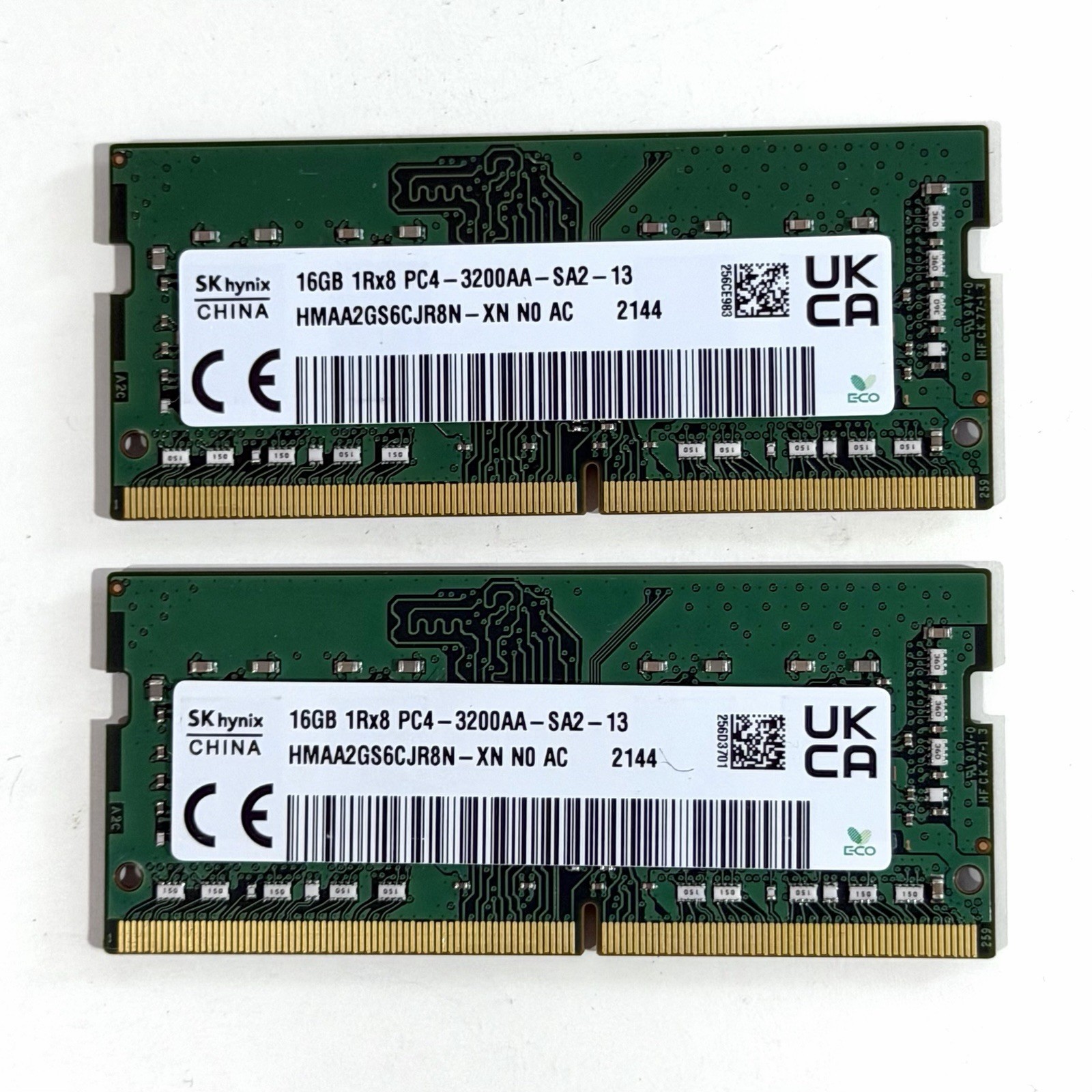 SK hynix 32GB Kit (2x16GB) DDR4-3200 PC4-3200AA Desktop RAM UDIMM Memory