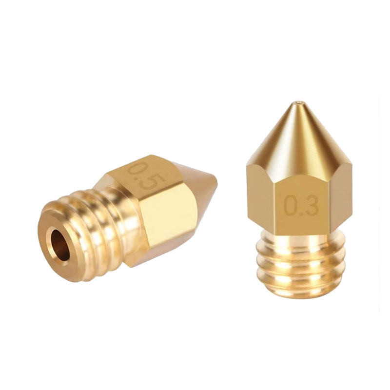 Brass 0.1mm to 1mm MK8 Extruder Nozzle M6 3D Printer CR-10 Ender Anet 1.75mm 3mm