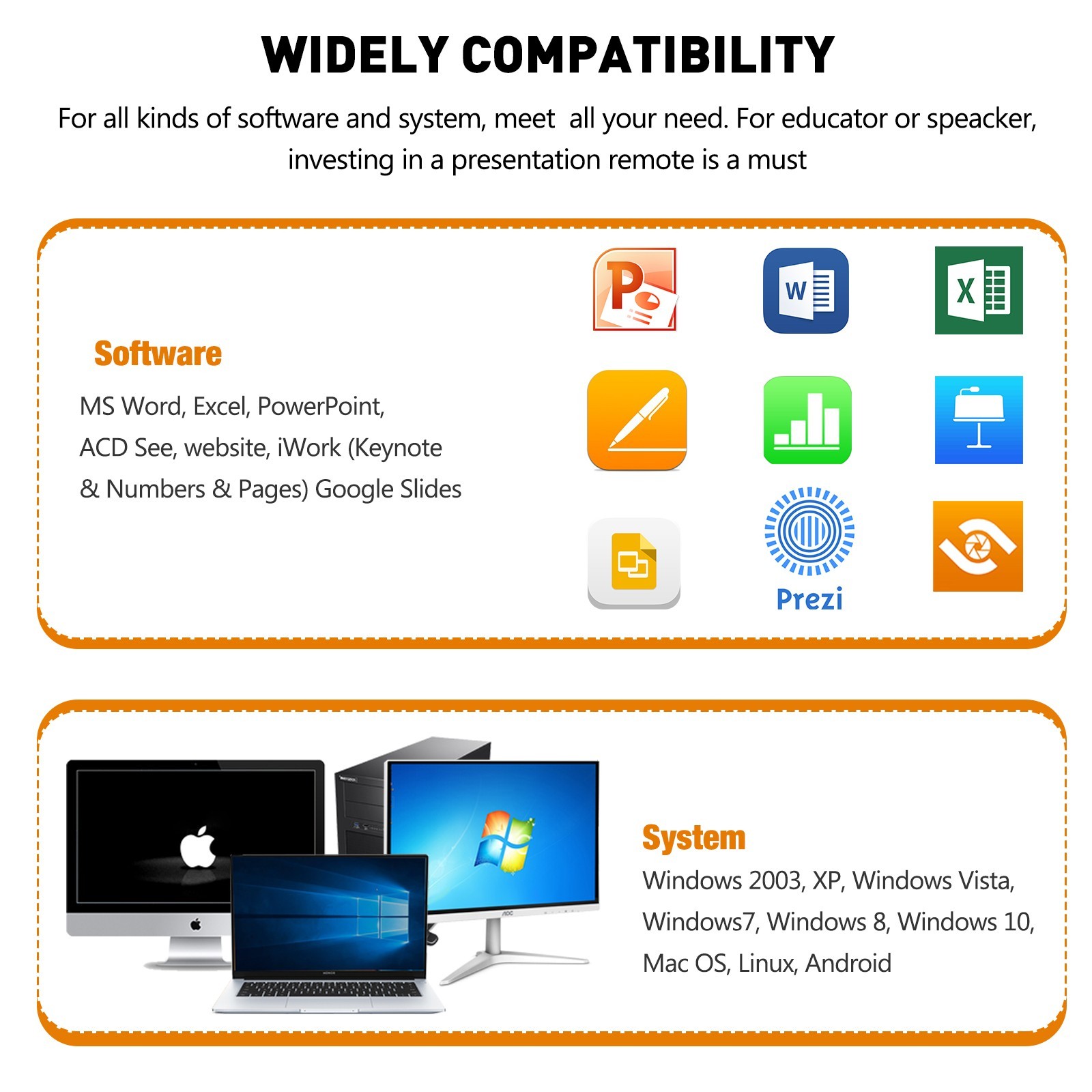 Pointer Presentation Clicker Powerpoint Presentations Presenter Remote For PC