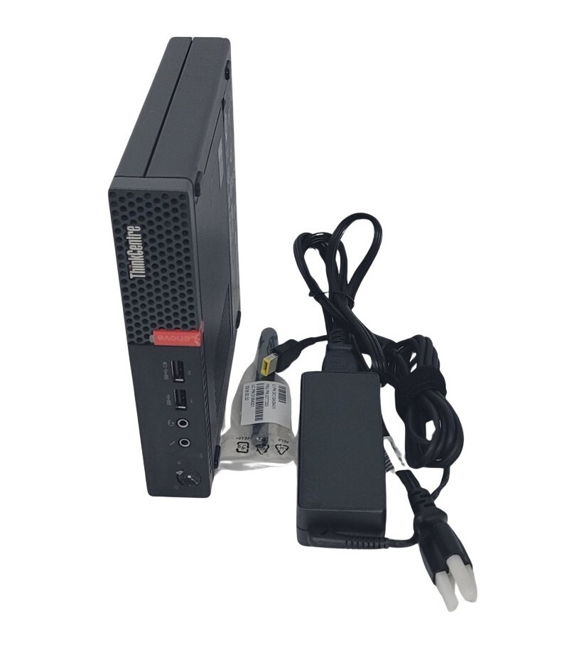 Lenovo ThinkCentre m710q i3-6100T, 8GB RAM, 256gb SSD , WiFi Antenna & Power Ad