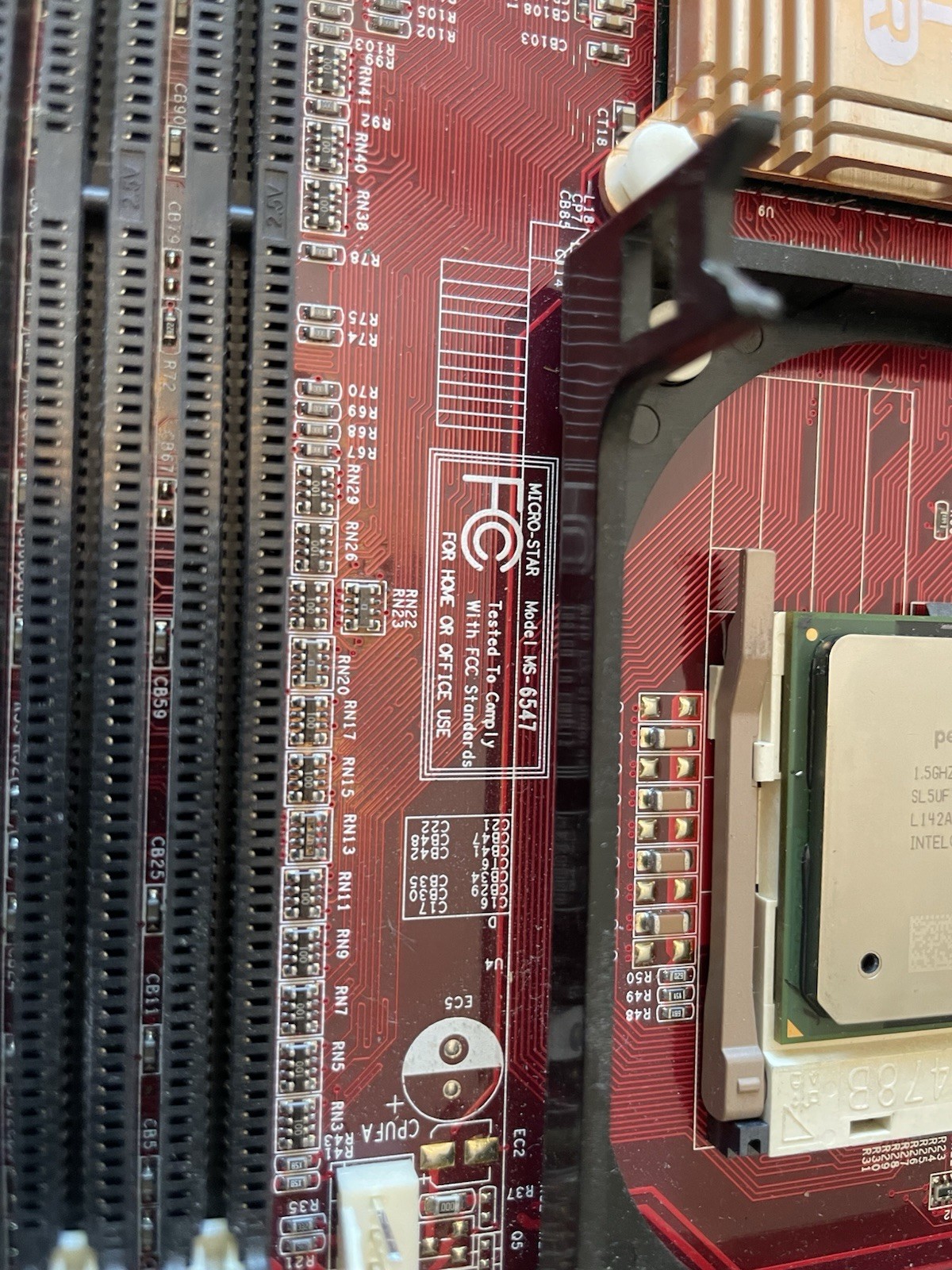 MSI MS-6547, Socket 478, Intel Motherboard w/Pentium 4 CPU