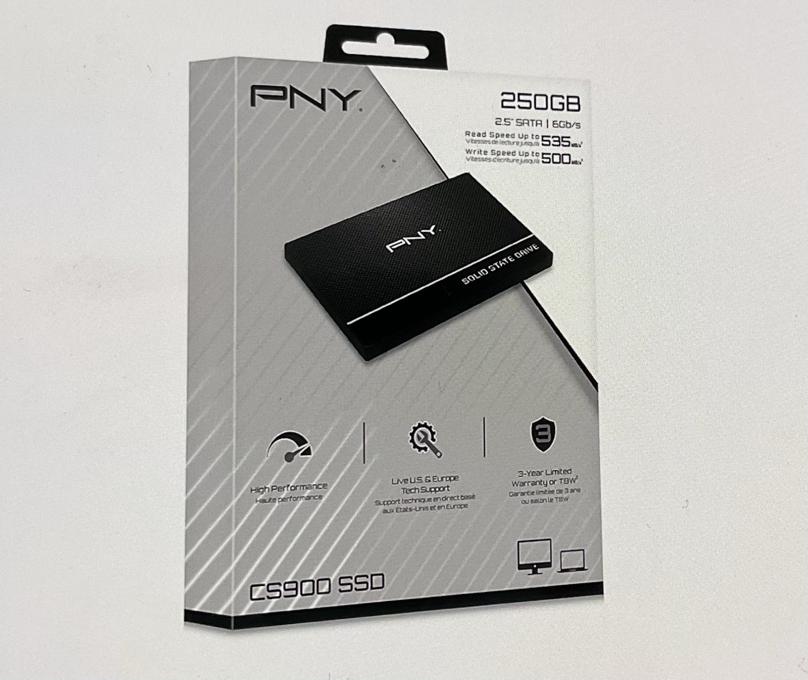 PNY CS900 250GB 2.5 Inch SATA III Internal Solid State Drive SSD -Sale