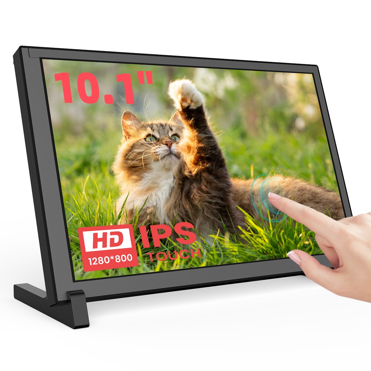 10.1″ IPS Raspberry Pi Touchscreen Monitor 1280×800 HDMI USB fr Pi 5/4/3 Windows